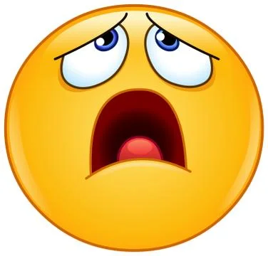 Oh emoticon Stock Illustration