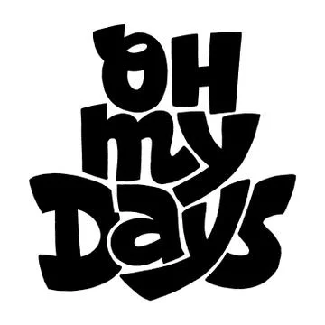 Oh my days Stock Illustration