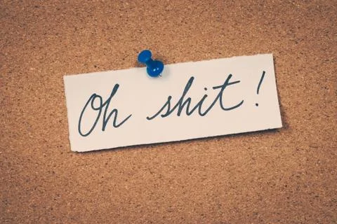 Oh shit Stock Photos