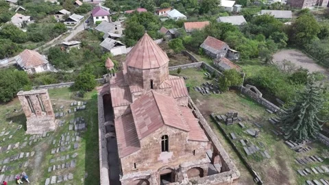 Ohanavank by Drone 4 Video stock 337193451