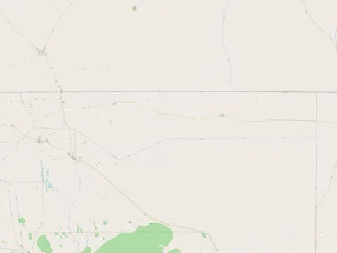 Ohangwena, Namibia. Open Street Map Stock Illustration