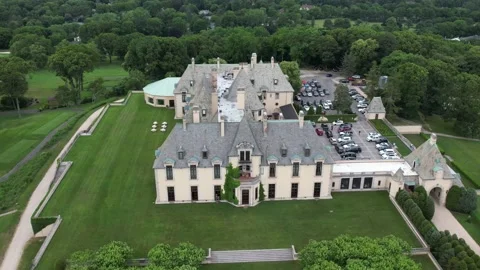 Oheka Castle grounds Stock Footage 157190932