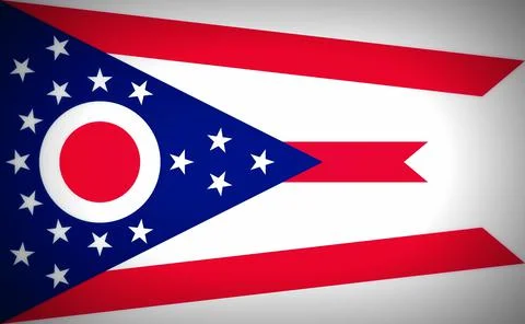 Ohia state flag Stock Illustration