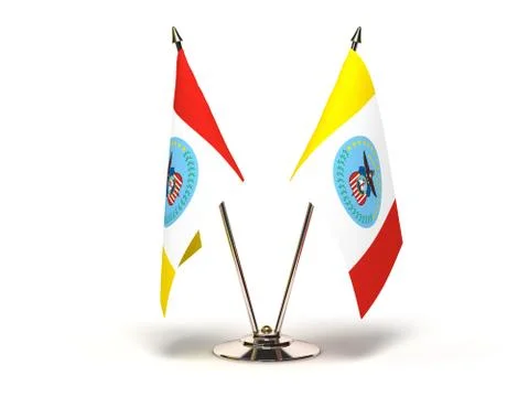 Ohio Columbus Flag Stock Illustration