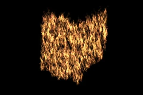 Ohio on Fire Stock Footage 729082
