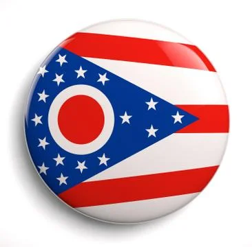 Ohio flag Stock Illustration