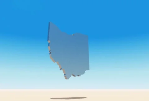 Ohio Flyby Stock Footage 103010