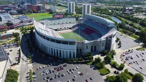Ohio Stadium on the campus of Ohio State University, home of the Ohio Stock Footage