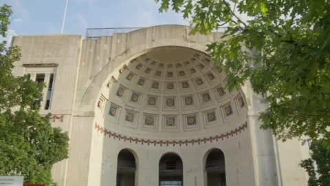 Ohio Stadium on the campus of Ohio State University. Stock Footage 341478791
