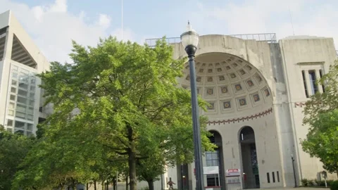 Ohio Stadium on the campus of Ohio State University. Stock Footage 341480610