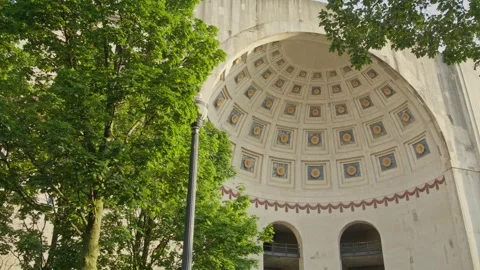 Ohio Stadium rotunda. Stock Footage 341477320