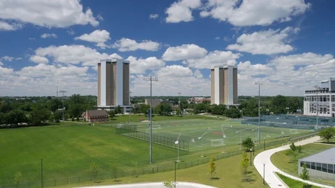 The Ohio State University - Morrill and Lincoln Towers 2160p Stock Footage 111089872