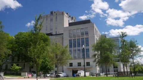 The Ohio State University - Thompson Library 2160p Stock Footage 111114108
