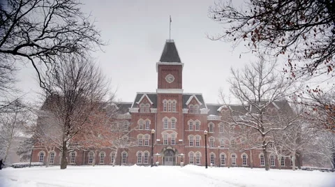 The Ohio State University - University Hall 1080p Stock Footage