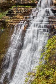 Ohio's Brandywine Falls Stock Photos