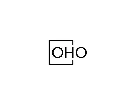 OHO letter initial logo design vector illustration 스톡 일러스트