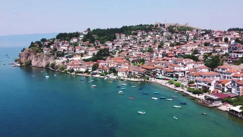Ohrid - Old City Stock Footage