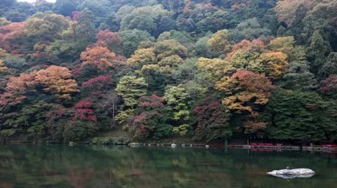 Oi River In Arashiyama Stock Footage 20536830