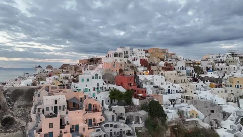 Oia Flyby Stock Footage 311673427