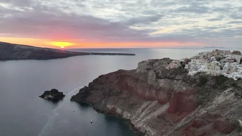 Oia at Sunset Stock Footage 311672578