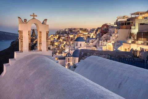Oia Sunset Stock Photos