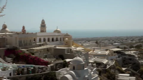 Oia top view Stock Footage 151027412