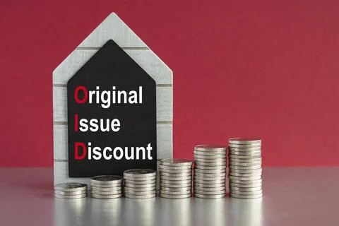 OID original issue discount symbol. Concept words OID original issue discount Stock Photos
