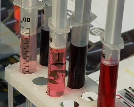 Oil analysis Vídeo Stock 6523818