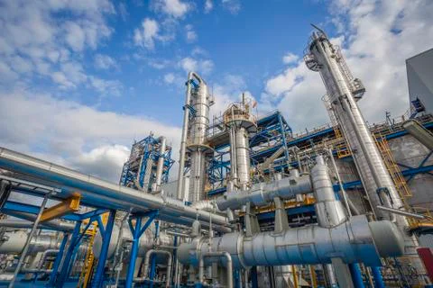 Oil and Chemical Plant Stock Photos