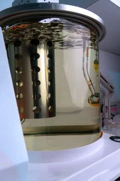 Oil and temperature testing machine Stock Photos