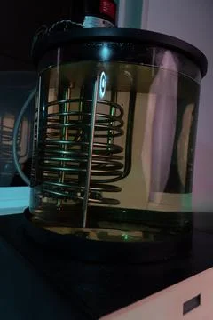 Oil and temperature testing machine Stock Photos