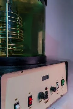 Oil and temperature testing machine Stock Photos