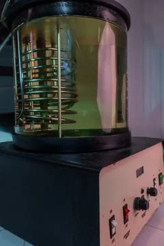 Oil and temperature testing machine Stock Photos