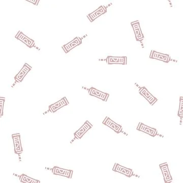 Oil avocado glyph seamless pattern Stock Illustration