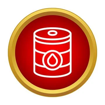 Oil barrel with drop icon representing fuel energy Stock Illustration