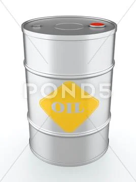 Oil barrel Stock Illustration