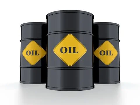 Oil barrel Stock Illustration