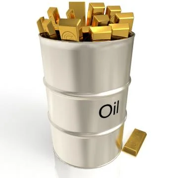 Oil barrel Stock Illustration