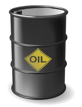 Oil barrel Stock Illustration