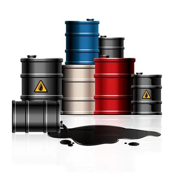 Oil barrel Stock Illustration