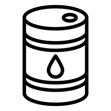 Oil barrel Vector Icon Design Illustration Stock Illustration