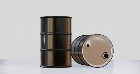 Oil barrels Video stock 183913980