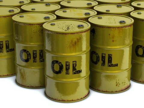 Oil barrels Stock Illustration