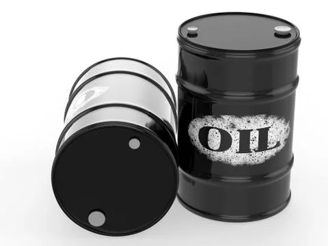 Oil barrels Illustrazione stock