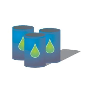 Oil Barrels Illustration