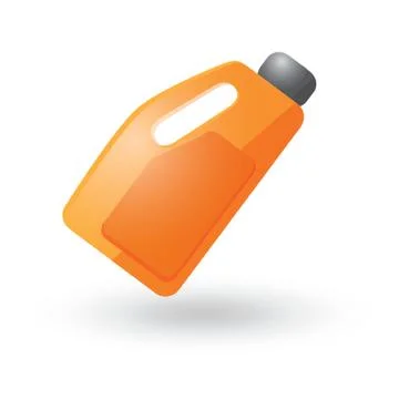 Oil Bottle Illustrazione stock