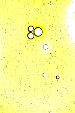 Oil bubbles abstract background Stock Photos