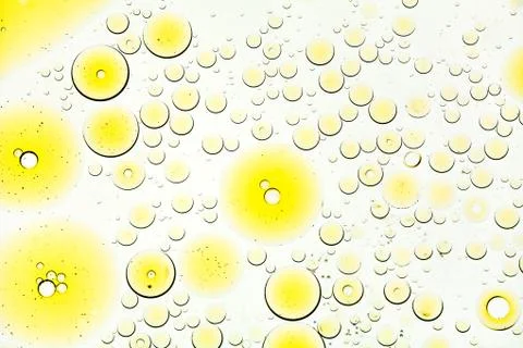 Oil bubbles abstract background Stock Photos