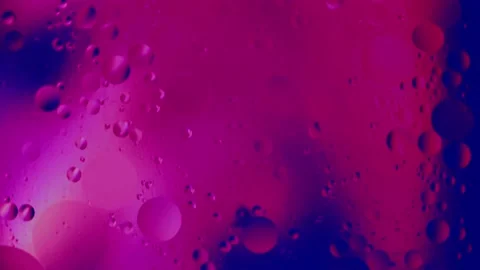 Oil bubbles on a gradient background, close-up, macro, template, screensaver, Stock Footage 149356898