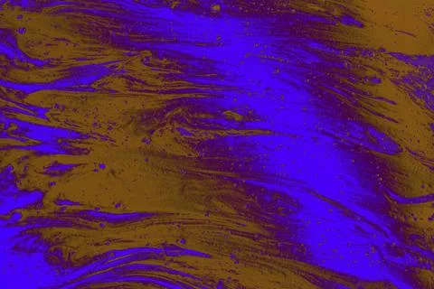 Oil bubbles inside water base form patterns Stock Illustration